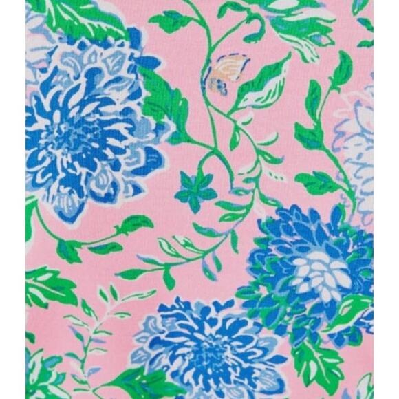 Lilly Pulitzer Sailynn Short Sleeve Wrap Romper Conch Shell Pink Size Small - Picture 10 of 14